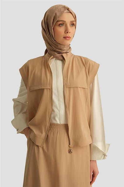 Armine Vest Suit 25Yt613 Beige