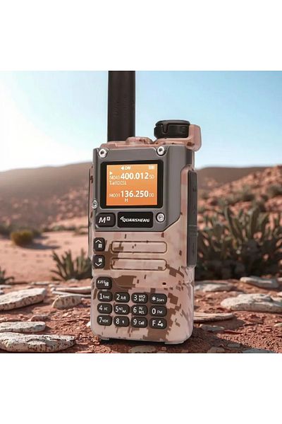 EarthKeepers Quansheng K6/UV-K5(8) Professional Radio Station, UHF/VHF/Marine/Aeronautics, Airsoft, Hiking, NOAA
