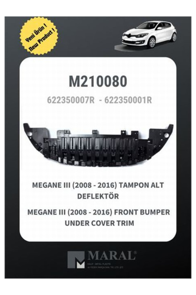 MARAL المصدات السفلية لرينو ميجان III