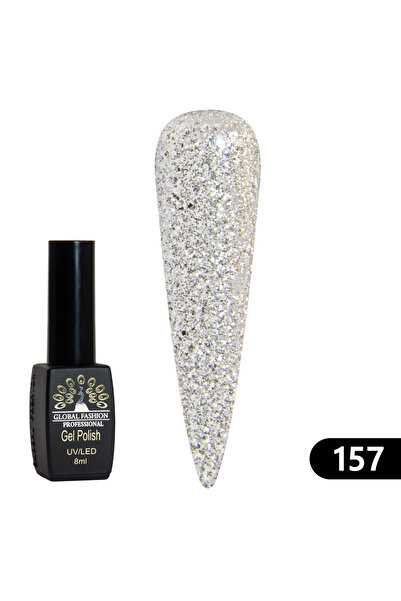 global fashion Oja semipermanenta BLACK ELITE, Global Fashion 8 ml, 157
