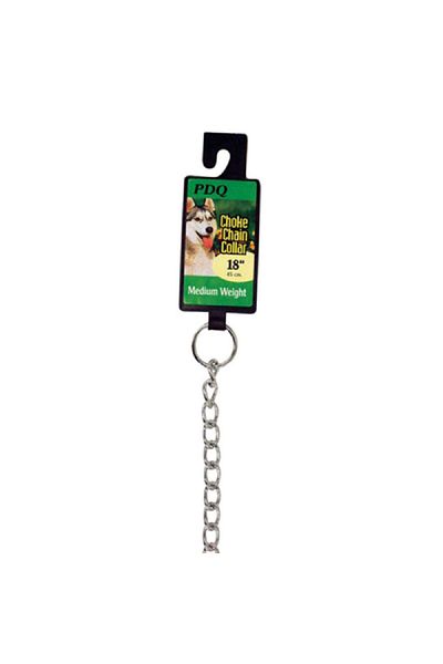 PET BOSS Steel Dog Chain Collar Silver 18inch