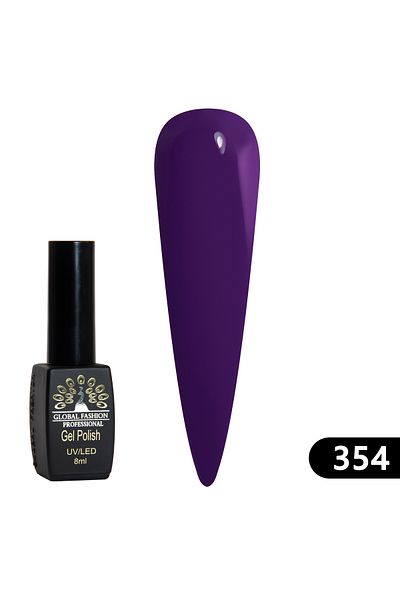 global fashion Oja semipermanenta BLACK ELITE, Global Fashion 8 ml, 354
