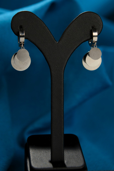 signoraerica 3 Pul Sallantılı Shakira Model Çiftli Kadın Çelik Küpe