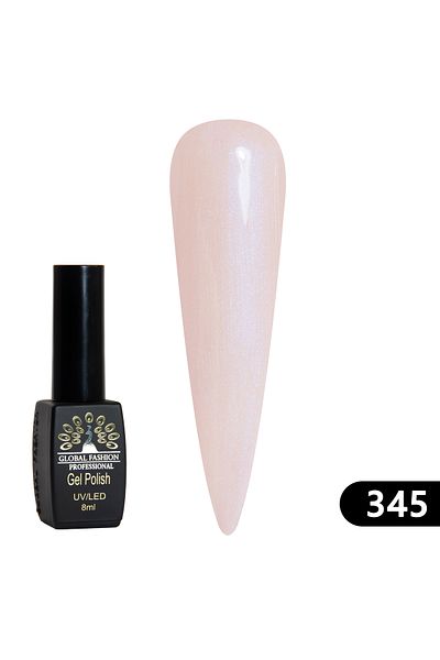 global fashion Oja semipermanenta Black Elite, Global Fashion 8 ml, 345