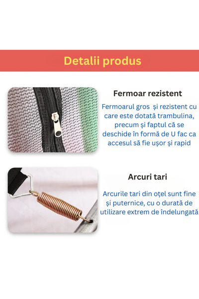 LUDIRO Trampoline for Children 3-7 Years, Safety Net, Diameter 140 Cm, Height 125 Cm, Red