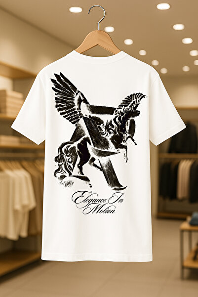 SELF CONTROL Tricou oversize unisex 100% bumbac, cu țesătură groasă, respirabilă