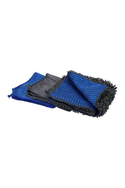 AUTOSMART 3-Piece Microfiber Cleaning Towel