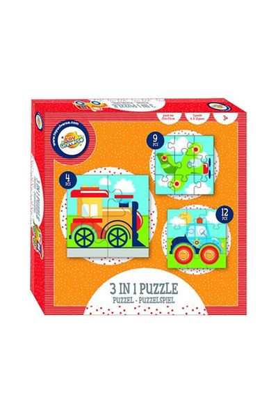 OEM Puzzle Vehicule 3 in 1, 25 Piese
