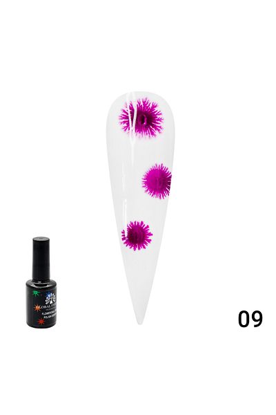 global fashion Oja semipermanentă Flowers Ball 10ml, 09
