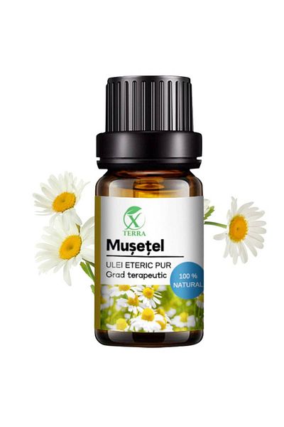 XTERRA | ULEI ESENȚIAL DE MUȘEȚEL ROMAN | ULEI ETERIC 100% ȘI PUR | 10 ml