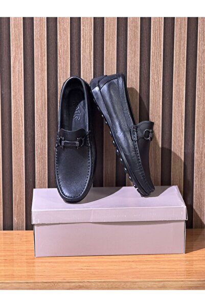 yıldırım kundura Black Flat Ballerina Shoes Men