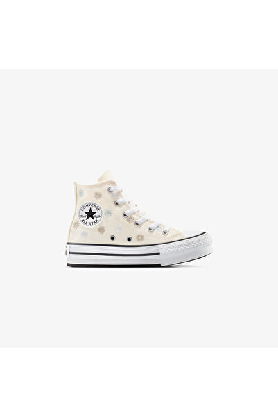 Converse Chuck Taylor All Star Platform Florals Çocuk Krem Sneaker
