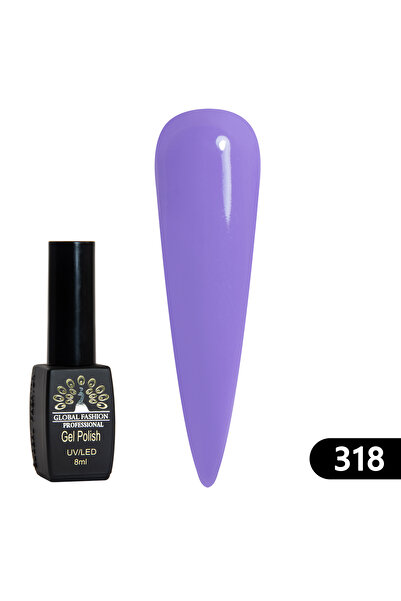 global fashion Oja semipermanenta Black Elite, Global Fashion 8 ml, 318