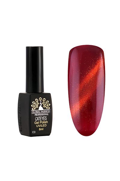 global fashion Oja semipermanenta Cat Eyes 8 ml, 03