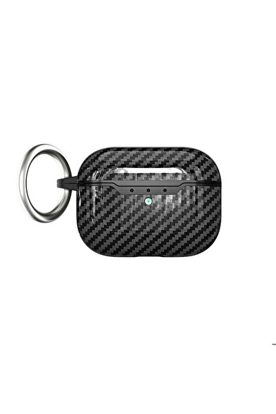 Megafox Teknoloji حافظة متوافقة مع Apple Airpods Pro 2 مصنوعة من ألياف الكربو...