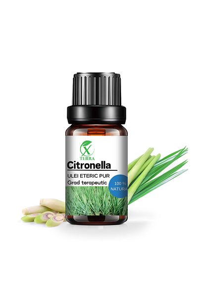 XTERRA | ULEI ESENTIAL DE CITRONELLA | ULEI ETERIC 100% ȘI PUR PENTRU AROMATERAPIE HOLISTICĂ