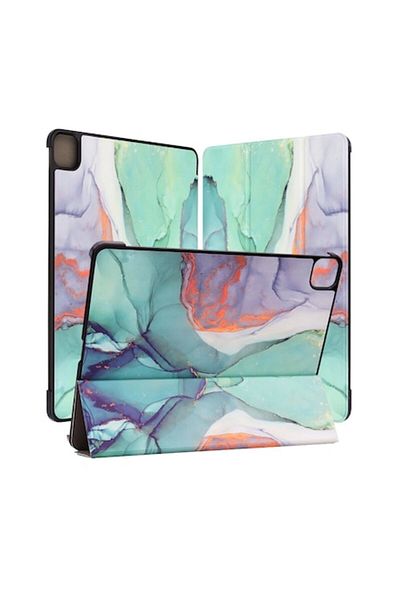 Petite Tuds Husă de protecție pentru iPad Pro 11 2024, Tuds Shield, FoldPro, Q92, MicroTwine, Green Forest Time