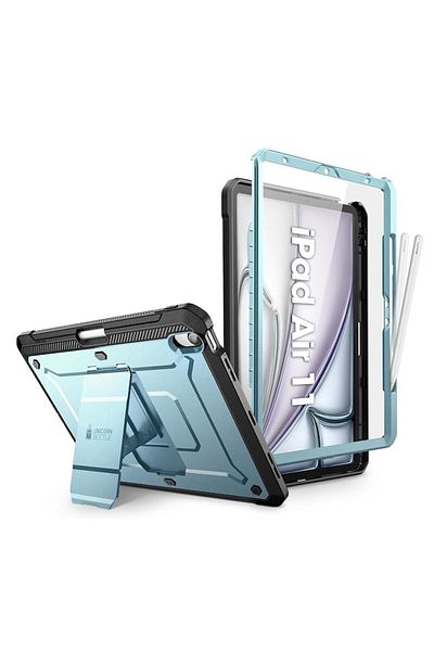 Petite Tuds Husă de înaltă protecție pentru iPad Air 11 2024, Tuds Shield, albastru arctic