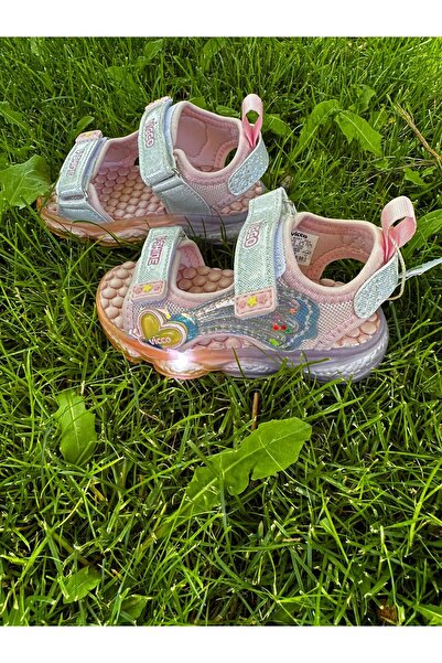 Vicco Size 22-30 Lighted Non-Slip Sole Girls' Sandals