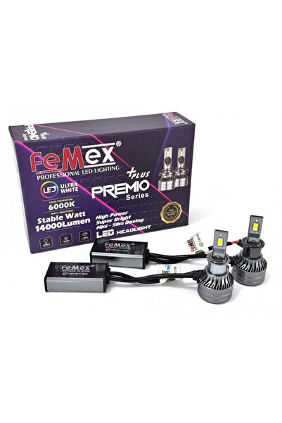 FEMEX Premio Plus H3 Şimşek Etkili Led Xenon 14000 Lumen