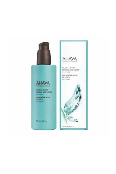 AHAVA Loțiune de corp minerală cu apă de la Marea Moartă sărutată de mare, cremă, 250 ml