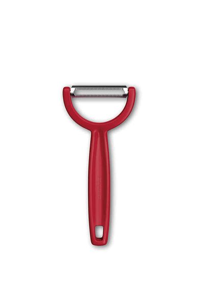 Victorinox Kitchen Tool Ypso Serrated Edge Double Sided Red Peeler