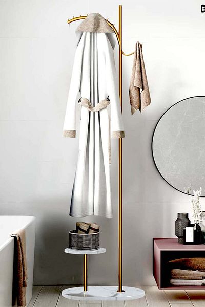 Generic Metal clothes hanger and rack with hooks