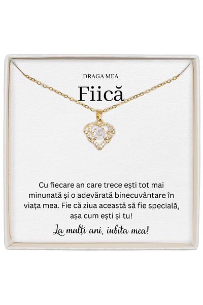 The Jewel Heart True Love, Silver Necklace With Delicate Heart, Symbol Of Unconditional Love For Daughter