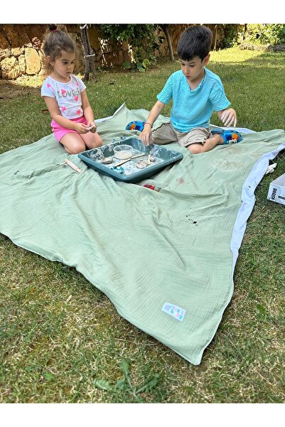 Enhitbaby Müslin Sıvı Geçirmez Aktivite Örtüsü | 1.75 cm x 1.55 cm 🌈