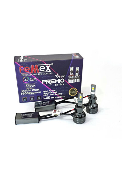 FEMEX Premio Plus H1 Şimşek Etkili Led Xenon 14000 Lumen