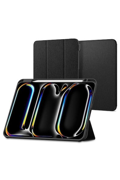 Petite Tuds Protective Case for iPad Pro 11 2024, Tuds Protection, Spigen Urban Fit, E35, Nylon, Intense Dark