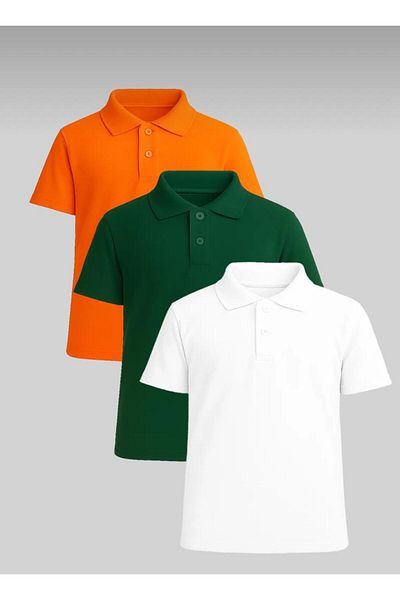 FERRY BUTİK TRIUC UNISEX CU MÂNĂ SCURTĂ GOLI POLO PENTRU COPII