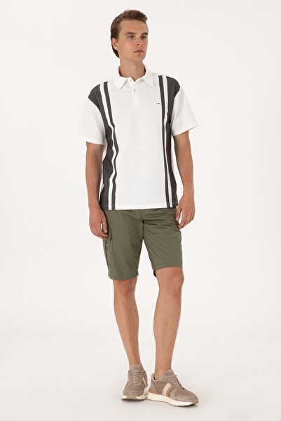 U.S. Polo Assn. Erkek Koyu Haki Dokuma Şort 50300418-VR111