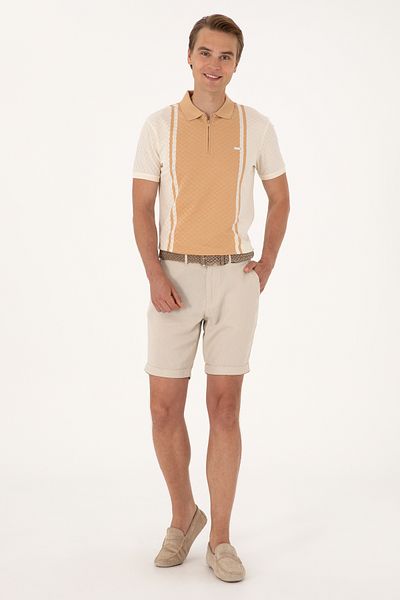 U.S. Polo Assn. Men's Stone Woven Shorts 50300446-Vr049