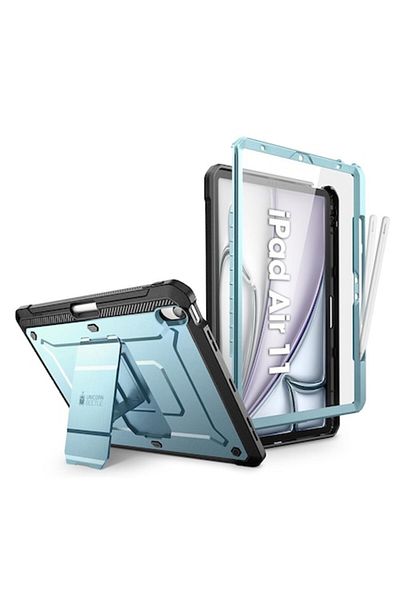 Petite Tuds Husă de înaltă protecție pentru iPad Air 11 2024, Tuds Shield, albastru arctic