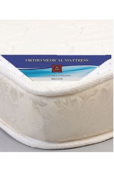 AWF AL WADI FURNITURE Sleep EZ Crib, Toddler, Baby Ortho Medical Medicated Mattress - 70 x 140 x 12 cm – WHITE