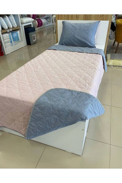 VİLERA HOME Single 155*215 Double Way Multi-Purpose Pillow Cover Bed Cover with Pillow Case