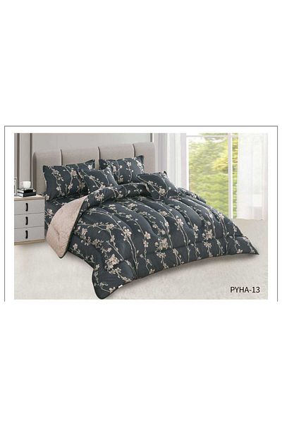XI DUO Soft summer patterned two-person rug, 6 pieces