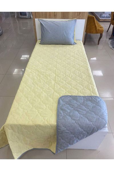 VİLERA HOME Single 155*215 Double Way Multi-Purpose Pillow Cover Bed Cover with Pillow Case