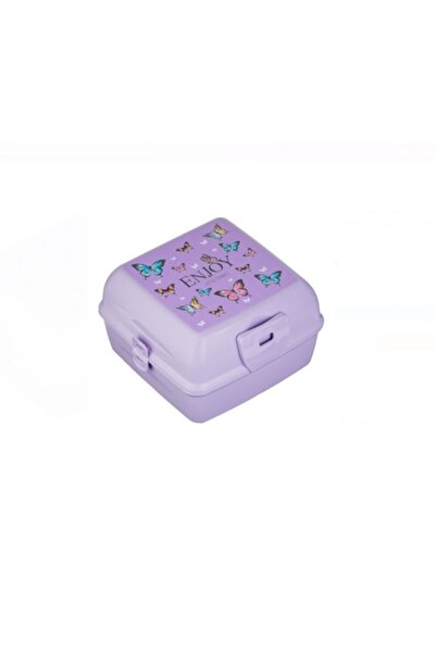 celhome Caserola Patrata Compartimentata pentru Fete - 1.3L cu Lingurita si F...