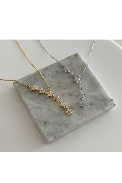 gaila design Steel Silver Color Star Road Y Necklace