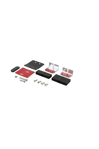 Livarno home Set of 3 clips for Livarno home insect screen door, no drilling required, black