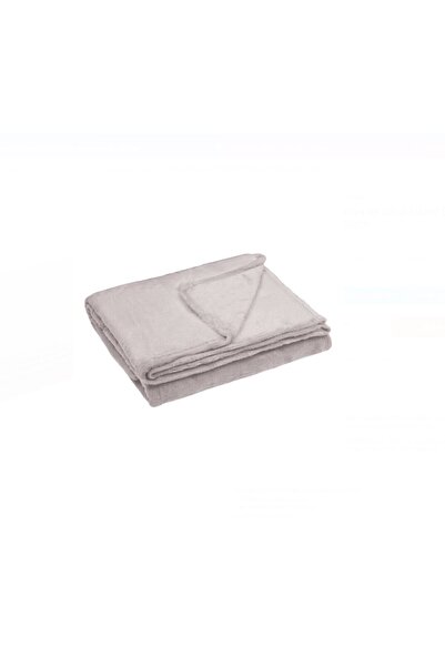 celhome Winter Decorative Blanket, Velvet, 160x130 cm, Beige