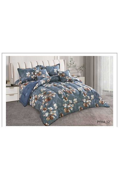 XI DUO Soft summer patterned two-person rug, 6 pieces