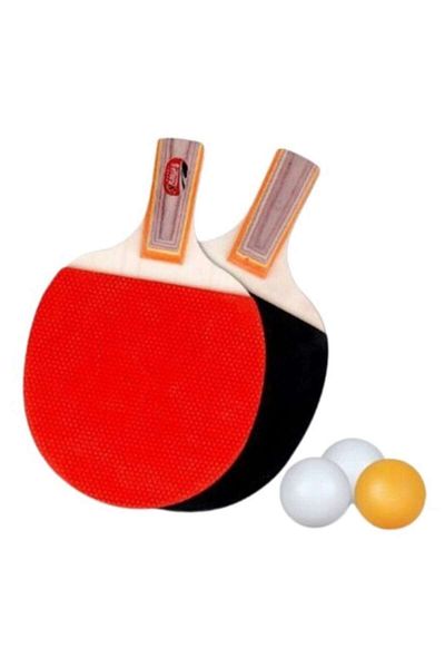 celhome Set 2 Ping Pong Paddles + 3 Balls CELhome
