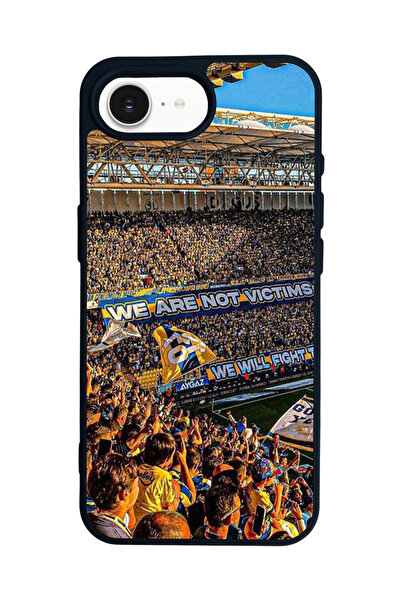 Aksel Kılıf Apple iPhone 16e Uyumlu Baskılı,Mat Siyah,Yumuşak Silikon,Koruyuc...