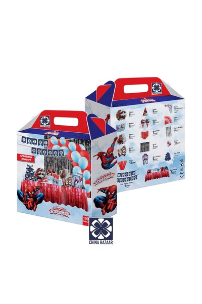Genel Markalar Örümcek Adam Yaş Günü Partisi 100 Parça Seti - Konsept, Parti ...