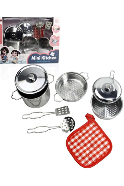 Flower Toys طقم أواني طهي ستيل تويز 8 قطع