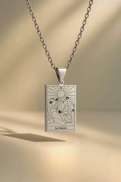 ArtinArt La Danse (Dance) - Henri Matisse Tarot Card |   316L Steel Necklace