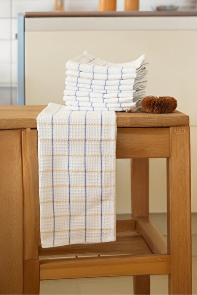 vinte 10'lu Mutfak Havlusu Seti & Kurulama Bezi 45x65